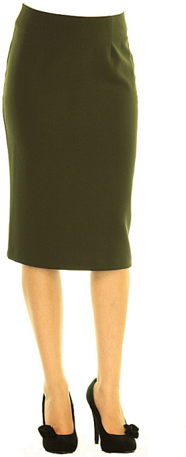 brown pencil skirt