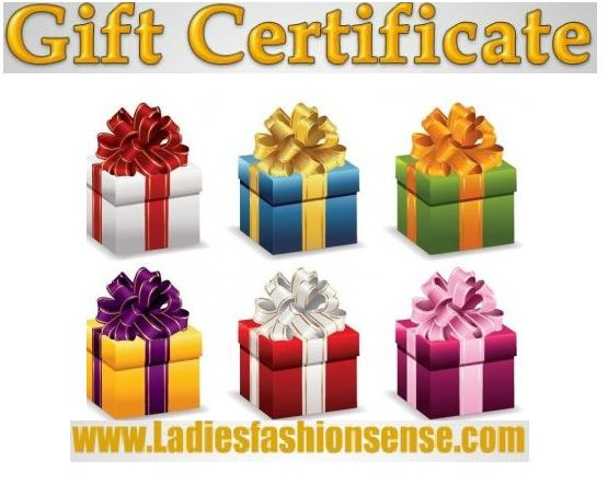 Virtual Gift Certificate