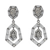 Amrita Singh Austrian Crystal Art Deco Drop Earrings 