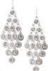 Rhinestone Crystal Cascade Tier Drop Chandelier Earrings