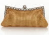 Gold Crystal Mesh Bead Ch