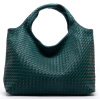 Green  Woven Hobo Tote Shoulder Bag